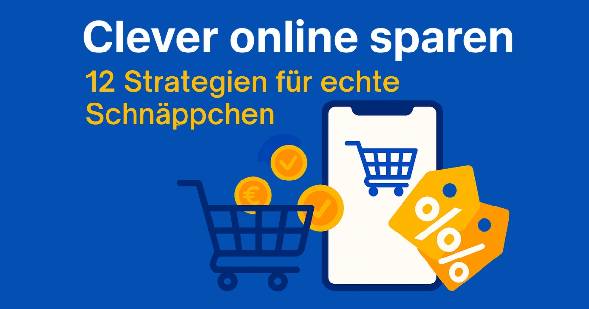 Clever online sparen – 12 Strategien für echte Schnäppchen