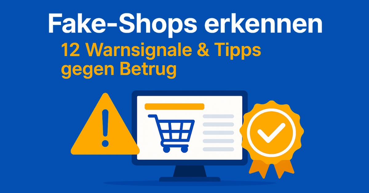 Fake-Shops erkennen – Warnsignale und Schnell-Checks