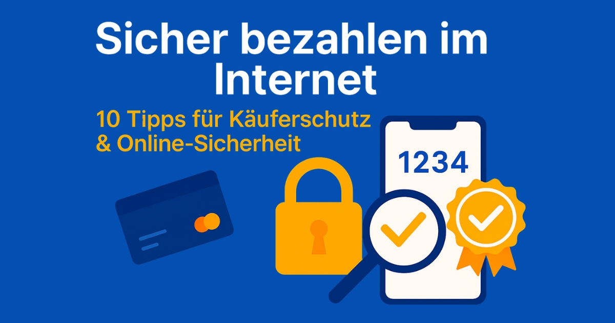 Sicher bezahlen im Internet – 10 Tipps mit Käuferschutz & Sicherheit