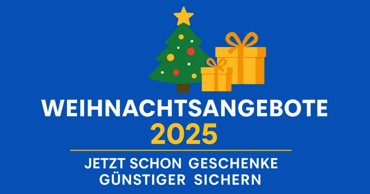 Weihnachtsangebote 2025 bei Amazon – Geschenke günstiger kaufen mit Spartipps und Cashback