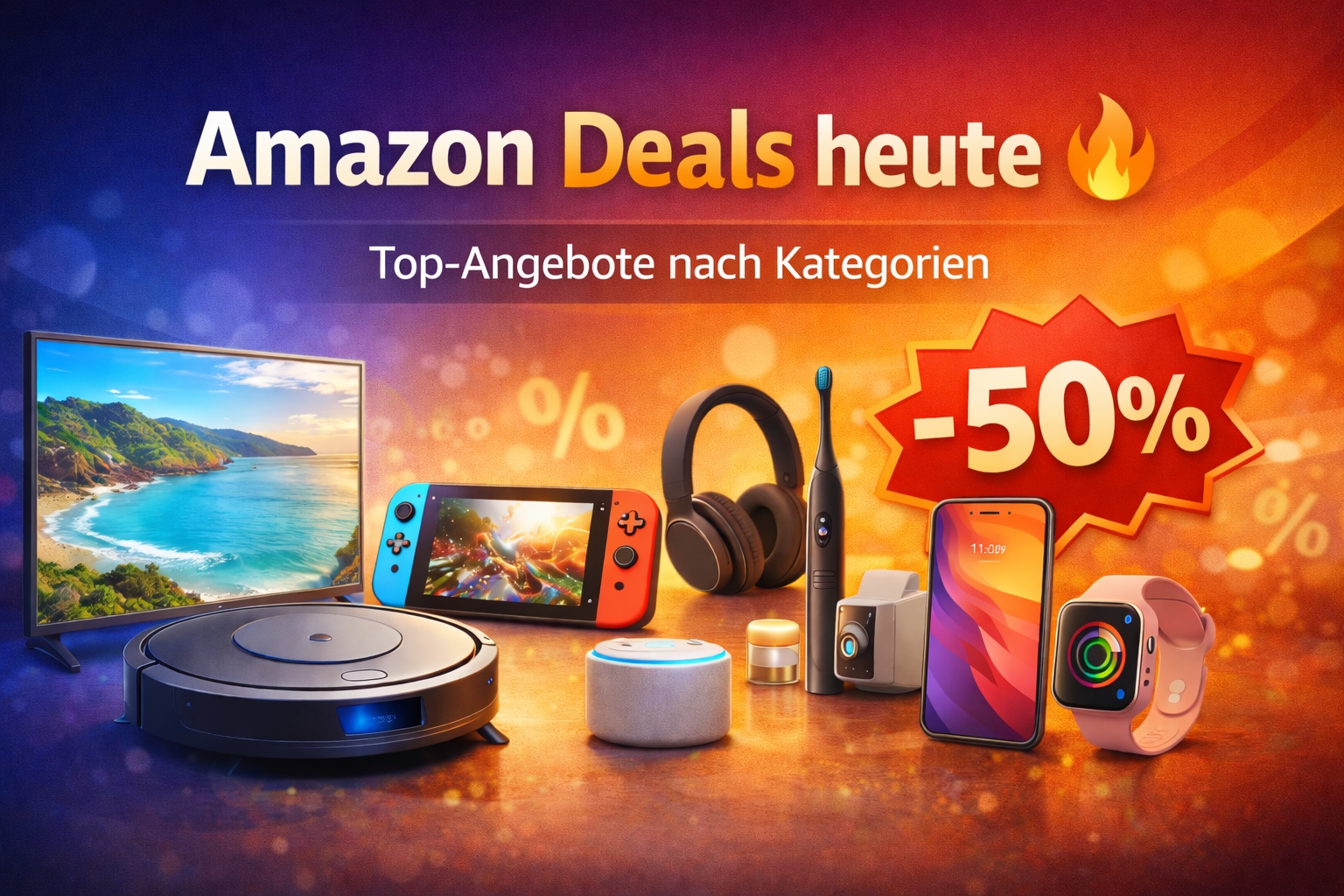 Amazon Deals heute nach Kategorien – Technik, Haushalt, Küche, Fashion, Baby, Outdoor und Spielzeug
