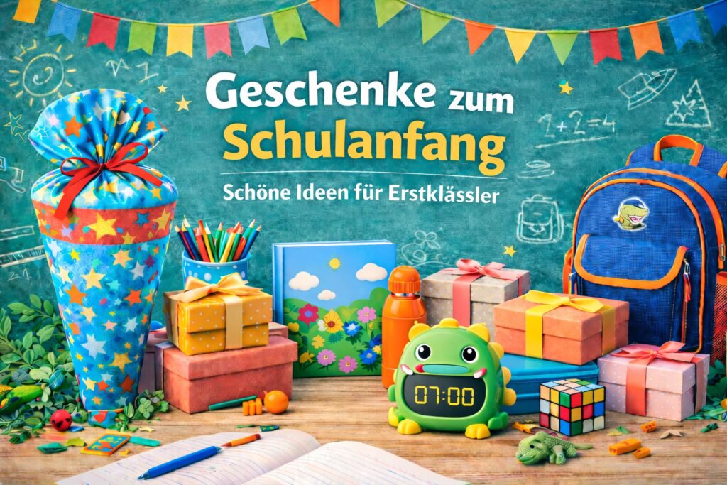 Geschenke zum Schulanfang 2026 – Ideen für Erstklässler mit Schultüte, Schulranzen und Geschenkboxen